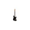 Austin AJB300 Series Double Cutaway Bass Guitar, Black Black