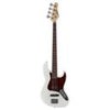 Austin AJB300 Series Double Cutaway Bass Guitar, Black White