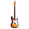 Austin APB200 Series Double Cutaway Bass Guitar, Sunburst Sunburst