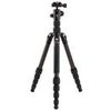 Benro Tripster 0 Series 5-Section Aluminum Travel Tripod/Monopod, Black Carbon Fiber