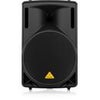 Behringer EUROLIVE 1000 Watts 2-Way Passive PA Speaker with 15" Woofer and 1.75" Driver, Titanium Bundle with Pair of Tripod-Style Speaker Stands 6' & 2x 25' XLR Cables Black