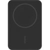 Belkin BoostCharge 7.5W 5000mAh Magnetic Wireless USB-C Portable Power Bank with Stand, White Black