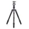 Benro Bat Two Series 4-Section Carbon Fiber Travel Tripod/Monopod with VX25 Ball Head Carbon Fiber