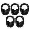 Behringer 5 Pack HPM1000 Multi-Purpose Stereo Headphones Black