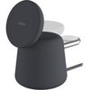 Belkin BoostCharge Pro 15W 2-In-1 Wireless MagSafe Charging Dock, Sand Charcoal