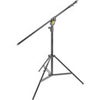 Manfrotto Boom Stand 420 (Black Anodized), 3-Section Stand Convertible to Double Extension Boom and Stand (#3398B) Black