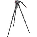 Manfrotto 536 4-Section Carbon Fiber Tripod Legs with 509 Fluid Video Head