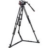 Manfrotto 536 4-Section Carbon Fiber Tripod Legs with 509 Fluid Video Head Aluminum