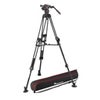 Manfrotto 536 3-Section Carbon Fiber Tripod with Nitrotech 608 Fluid Video Head Aluminum