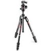 Manfrotto Befree GT 4-Section Carbon Fiber Travel Tripod with 496 Center Ball Head, Twist Lock, Black Carbon Fiber