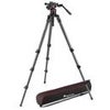 Manfrotto 536 4-Section Carbon Fiber Tripod with Nitrotech 612 Fluid Video Head Carbon Fiber