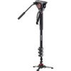 Manfrotto XPRO Monopod+ 4-Section Aluminum Monopod with Fluid Video Head Aluminum