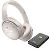 Bose QuietComfort Wireless Noise Cancelling Over-Ear Headphones, Moonstone Blue With Power Bank White