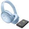 Bose QuietComfort Wireless Noise Cancelling Over-Ear Headphones, Moonstone Blue With Power Bank Blue