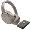Bose QuietComfort Wireless Noise Cancelling Over-Ear Headphones, Moonstone Blue With Power Bank Sandstone