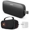 Bose SoundLink Flex 2nd Gen Bluetooth Speaker, Black, Bundle with Hard Shell Travel Case Black