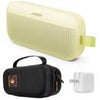 Bose SoundLink Flex 2nd Gen Bluetooth Speaker, Alpine Sage, Bundle with Hard Shell Travel Case Citrus Yellow