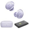 Bose QuietComfort Wireless Noise Cancelling Earbuds, Chilled Lilac, Bundle with 10000mAh 38.5Wh Qi Wireless Portable Power Bank Chilled Lilac