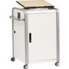 Bretford EXPLORE Steel Presentation Lectern Shuttle, Aluminum/Concrete, Tower Only, Gray Mist Gray