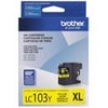 Brother High Yield Black Ink Cartridge, 600 Pages Yield Yellow