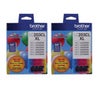 Brother 2Pack LC2033PKS Innobella High Yield XL Series 3-Color Ink Cartridge Set, Includes Cyan, Magenta, Yellow Cartridge Multi