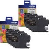 Brother 2 Pack LC3011 Innobella Standard-Yield 3-Color Ink Cartridge Set, 200 Pages Yield/Cartridge, Cyan, Magenta, Yellow Multi