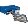 Brother TN229 Toner Cartridge for HL/MFCL Series Printers 4-Ink Set (CMYK)