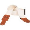 Boss 2" Black Cotton Guitar Strap Natural