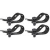 Bright Tangerine Loom Cable Tidy Black