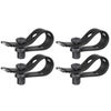 Bright Tangerine Loom Cable Tidy Black