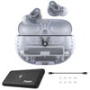 Beats by Dr. Dre Beats Studio Buds + True Wireless Noise-Canceling Earbuds, Black/Gold with 10000mAh Wireless Portable Charger Clear