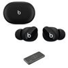 Beats by Dr. Dre Studio Buds True Wireless Noise-Canceling In-Ear Earphones, White with Powervault III 10000mAh Wireless Charger Black