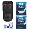 Canon RF 70-200mm f/4L IS USM Lens, Bundle with Hoya NXT Plus 77mm CPL Filter, 77mm UV Lens Filter, Cleaning Kit, Lens Cleaner Black