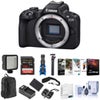 Canon EOS R50 Mirrorless Camera, Black Bundle with Corel PC Software Kit, 128GB SD Card, Backpack, Extra Battery, Charger, Tripod, Mic, Screen Protector, LED Light, and Accessories Black