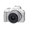 Canon EOS R50 Mirrorless Camera with RF-S 18-45mm f/4.5-6.3 IS STM Lens, White White