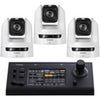 Canon CR-N100 21.14MP 4K Ultra HD 20x PTZ Camera, Satin Black, 3-Pack, Bundle with RC-IP100 Remote Camera Controller Titanium White
