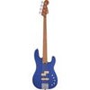 Charvel Pro-Mod San Dimas Bass PJ IV Electric Guitar, Caramelized Maple Fingerboard, Lime Green Metallic Mystic Blue