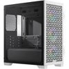 CoolerMaster Elite 302 ARGB Tempered Glass Micro-ATX Mini-Tower Case, Black/White Black / White