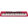Casio CT-S200 61-Key Digital Piano Style Portable Keyboard with 48 Note Polyphony and 400 Tones, White Red