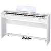 Casio PX-770 Privia 88-Key Digital Console Piano with 2x 8W Amplifiers, Walnut White