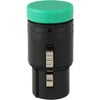 Cable Techniques Low Profile Right-Angle XLR 3-Pin Female Connector with A-Shell Green Cap