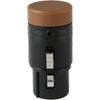 Cable Techniques Low Profile Right-Angle XLR 3-Pin Female Connector with A-Shell Brown Cap