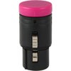 Cable Techniques Low Profile Right-Angle XLR 3-Pin Female Connector with A-Shell Purple Cap