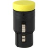 Cable Techniques Low Profile Right-Angle XLR 3-Pin Female Connector with A-Shell Yellow Cap