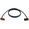 Cable Techniques Premium Low Profile Right-Angle XLR-3F to XLR-3M Mogami W2893 Microphone Cable Orange Caps