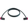 Cable Techniques Premium Low Profile Right-Angle XLR-3F to XLR-3M Mogami W2893 Microphone Cable Purple Caps