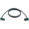 Cable Techniques Premium Low Profile Right-Angle XLR-3F to XLR-3M Mogami W2893 Microphone Cable Green Caps
