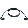 Cable Techniques Premium Low Profile Right-Angle XLR-3F to XLR-3M Mogami W2893 Microphone Cable Black Caps
