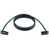 Cable Techniques Premium Low Profile Right-Angle XLR-3F to XLR-3M Mogami W2893 Microphone Cable Blue Caps