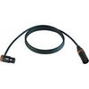 Cable Techniques Premium Low Profile Right-Angle XLR-3F to XLR-3M Straight Mogami W2893 Microphone Cable Brown Cap/Ring